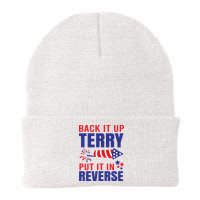 Back It Up Terry Put It In Reverse Funny 4th Of July America Independence Day Beanie
