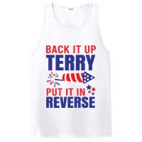 Back It Up Terry Put It In Reverse Funny 4th Of July America Independence Day PosiCharge Competitor Tank