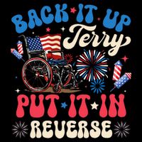 Back It Up Terry Put It In Reverse Firework 4th Of July Drawstring Bag