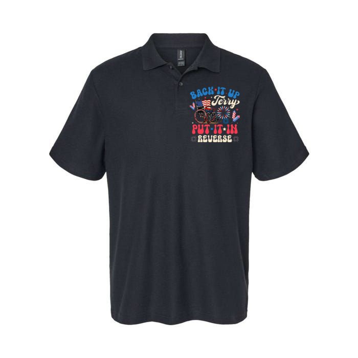 Back It Up Terry Put It In Reverse Firework 4th Of July Softstyle Adult Sport Polo