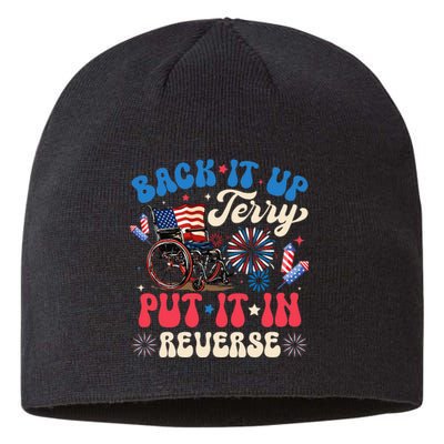 Back It Up Terry Put It In Reverse Firework 4th Of July Sustainable Beanie