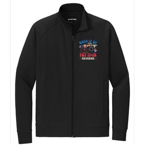 Back It Up Terry Put It In Reverse Firework 4th Of July Stretch Full-Zip Cadet Jacket