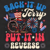 Back It Up Terry Put It In Reverse Firework 4th Of July Trucker Hat