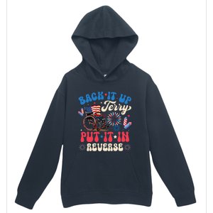 Back It Up Terry Put It In Reverse Firework 4th Of July Urban Pullover Hoodie