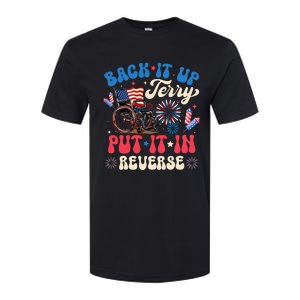 Back It Up Terry Put It In Reverse Firework 4th Of July Softstyle CVC T-Shirt