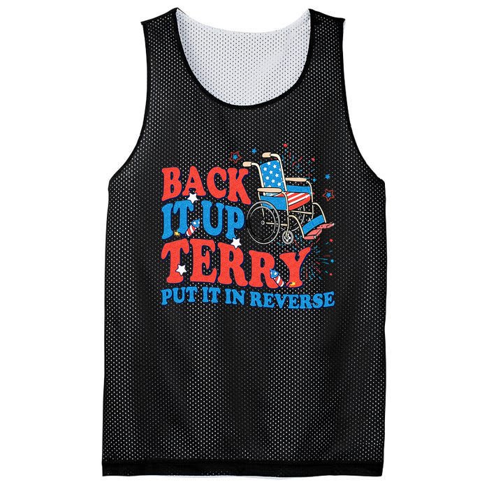 Back It Up Terry Put It In Reverse 4th Of July Fireworks Mesh Reversible Basketball Jersey Tank