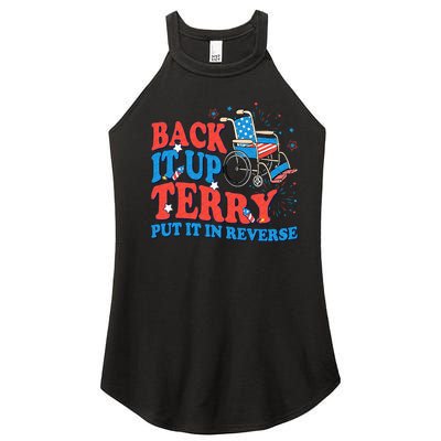 Back It Up Terry Put It In Reverse 4th Of July Fireworks Women’s Perfect Tri Rocker Tank