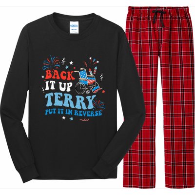 Back It Up Terry Put It In Reverse 4th Of July Long Sleeve Pajama Set