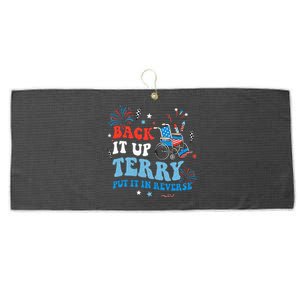 Back It Up Terry Put It In Reverse 4th Of July Large Microfiber Waffle Golf Towel