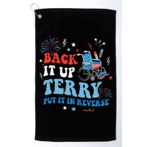 Back It Up Terry Put It In Reverse 4th Of July Platinum Collection Golf Towel