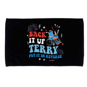 Back It Up Terry Put It In Reverse 4th Of July Microfiber Hand Towel