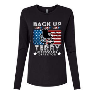 Back It Up Terry 4th Of July Put It In Reverse Fireworks Gift Womens Cotton Relaxed Long Sleeve T-Shirt