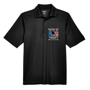 Back It Up Terry 4th Of July Put It In Reverse Fireworks Gift Men's Origin Performance Pique Polo