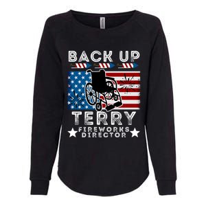 Back It Up Terry 4th Of July Put It In Reverse Fireworks Gift Womens California Wash Sweatshirt