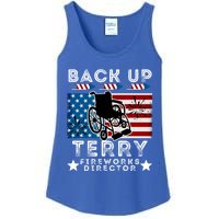 Back It Up Terry 4th Of July Put It In Reverse Fireworks Gift Ladies Essential Tank