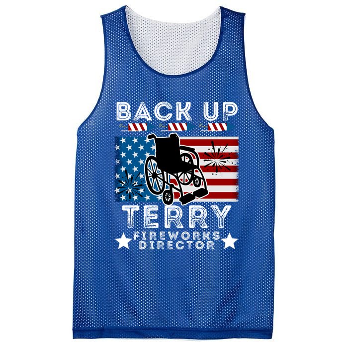 Back It Up Terry 4th Of July Put It In Reverse Fireworks Gift Mesh Reversible Basketball Jersey Tank