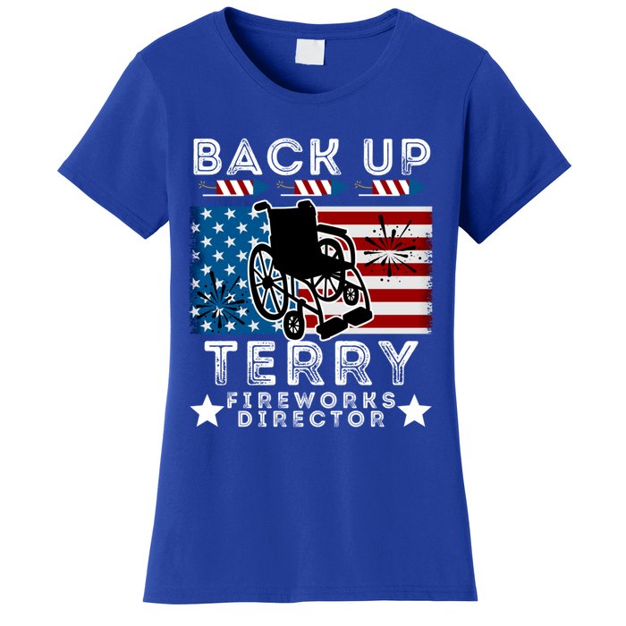 Back It Up Terry 4th Of July Put It In Reverse Fireworks Gift Women's T-Shirt