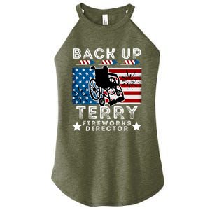 Back It Up Terry 4th Of July Put It In Reverse Fireworks Gift Women's Perfect Tri Rocker Tank