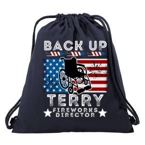 Back It Up Terry 4th Of July Put It In Reverse Fireworks Gift Drawstring Bag