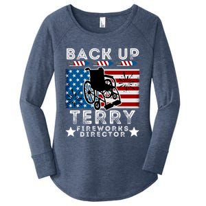 Back It Up Terry 4th Of July Put It In Reverse Fireworks Gift Women's Perfect Tri Tunic Long Sleeve Shirt