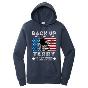 Back It Up Terry 4th Of July Put It In Reverse Fireworks Gift Women's Pullover Hoodie