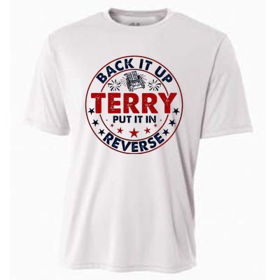 Back It Up Terry Put It In Reverse Firework 4th Of July Cooling Performance Crew T-Shirt