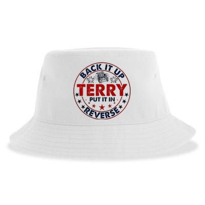 Back It Up Terry Put It In Reverse Firework 4th Of July Sustainable Bucket Hat