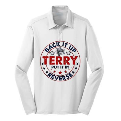 Back It Up Terry Put It In Reverse Firework 4th Of July Silk Touch Performance Long Sleeve Polo