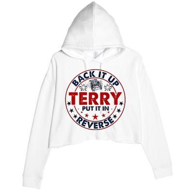 Back It Up Terry Put It In Reverse Firework 4th Of July Crop Fleece Hoodie