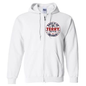 Back It Up Terry Put It In Reverse Firework 4th Of July Full Zip Hoodie