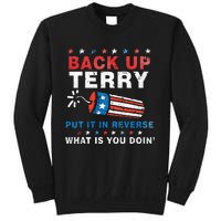 Back It Up Terry Put It In Reverse July 4th Fireworks Terry Sweatshirt