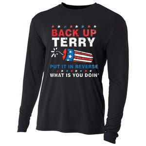 Back It Up Terry Put It In Reverse July 4th Fireworks Terry Cooling Performance Long Sleeve Crew