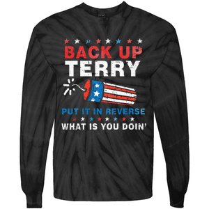 Back It Up Terry Put It In Reverse July 4th Fireworks Terry Tie-Dye Long Sleeve Shirt