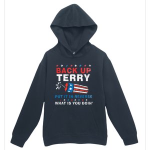 Back It Up Terry Put It In Reverse July 4th Fireworks Terry Urban Pullover Hoodie