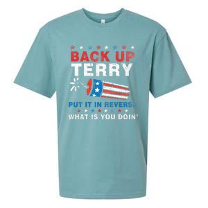 Back It Up Terry Put It In Reverse July 4th Fireworks Terry Sueded Cloud Jersey T-Shirt