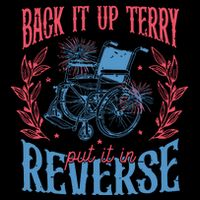 Back It Up Terry Put In Reverse 4th Of July Drawstring Bag
