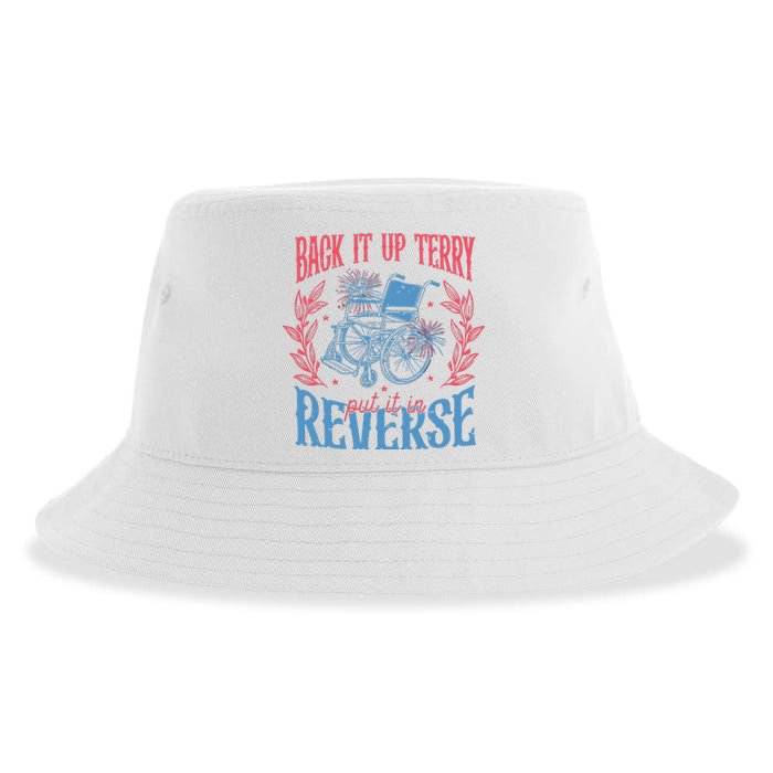 Back It Up Terry Put In Reverse 4th Of July Sustainable Bucket Hat