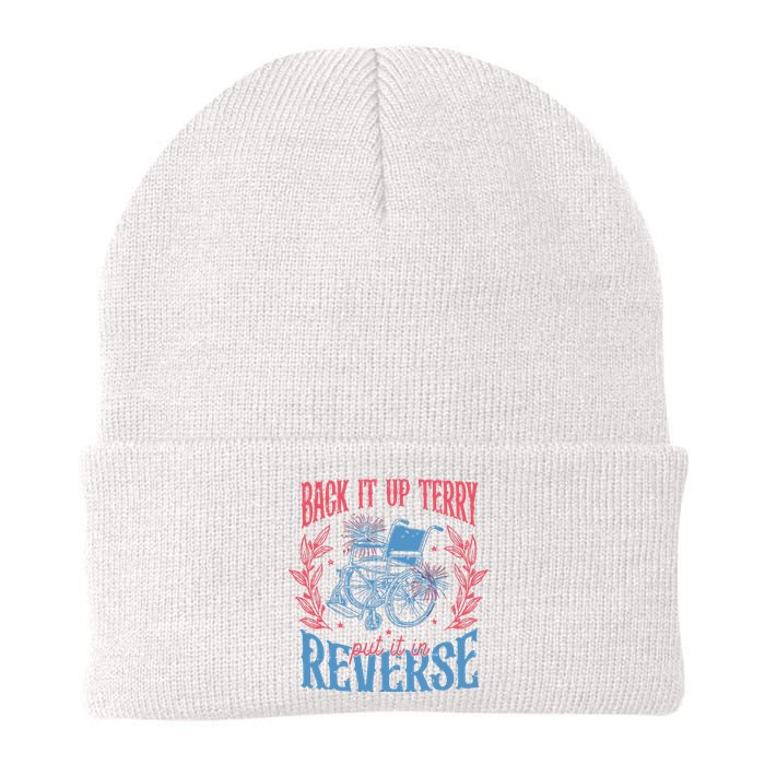 Back It Up Terry Put In Reverse 4th Of July Knit Cap Winter Beanie