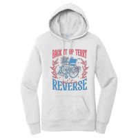 Back It Up Terry Put In Reverse 4th Of July Women's Pullover Hoodie