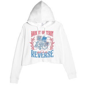 Back It Up Terry Put In Reverse 4th Of July Crop Fleece Hoodie