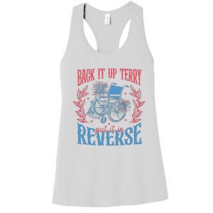 Back It Up Terry Put In Reverse 4th Of July Women's Racerback Tank