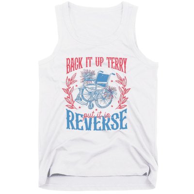 Back It Up Terry Put In Reverse 4th Of July Tank Top