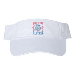 Back It Up Terry Put In Reverse 4th Of July Valucap Bio-Washed Visor