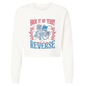 Back It Up Terry Put In Reverse 4th Of July Cropped Pullover Crew