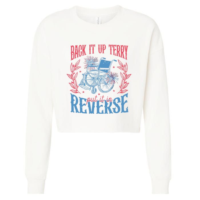 Back It Up Terry Put In Reverse 4th Of July Cropped Pullover Crew