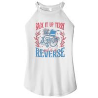 Back It Up Terry Put In Reverse 4th Of July Women's Perfect Tri Rocker Tank