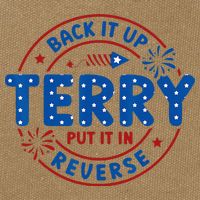 Back It Up Terry Put It In Reverse 4th Of July For Men Women Cotton Canvas Backpack