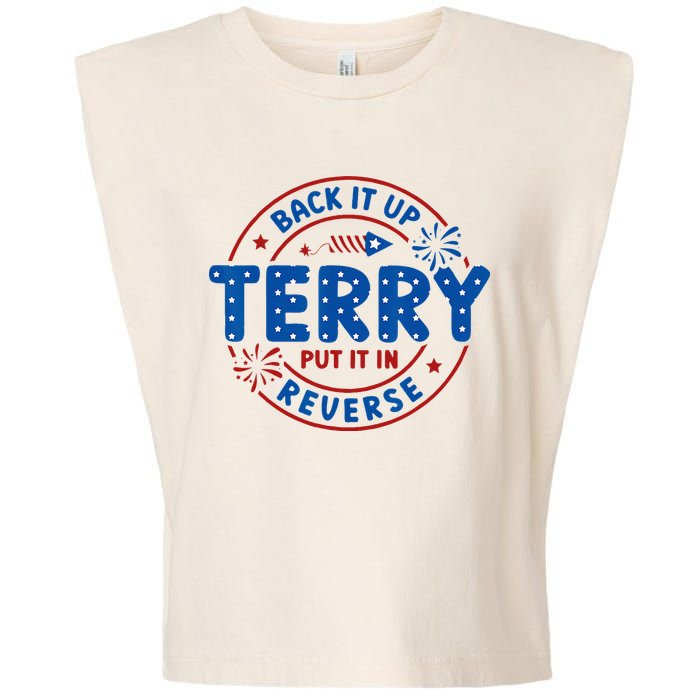 Back It Up Terry Put It In Reverse 4th Of July For Men Women Garment-Dyed Women's Muscle Tee