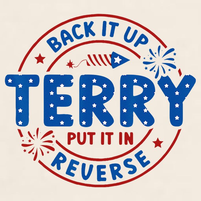 Back It Up Terry Put It In Reverse 4th Of July For Men Women Garment-Dyed Women's Muscle Tee
