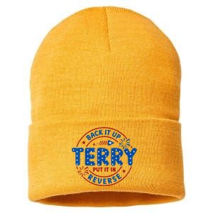 Back It Up Terry Put It In Reverse 4th Of July For Men Women Sustainable Knit Beanie